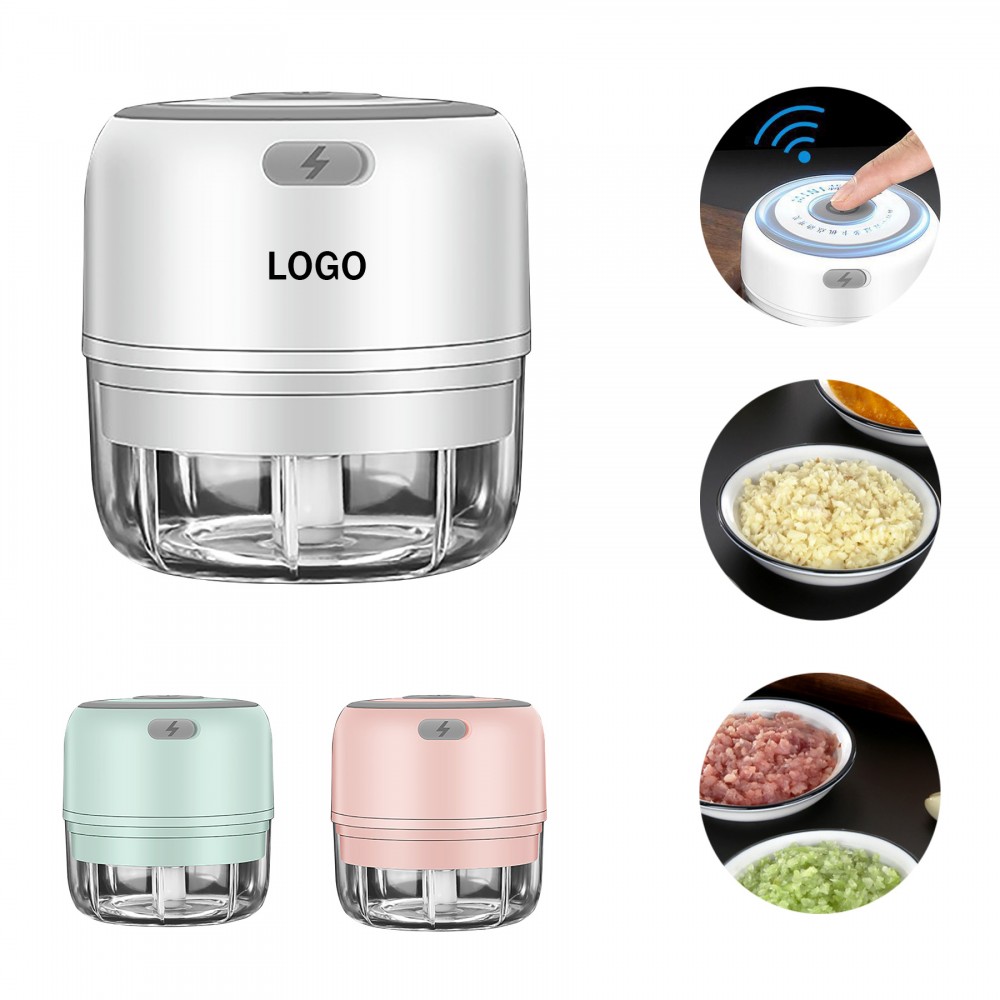 Logo Branded Mini Garlic Chopper
