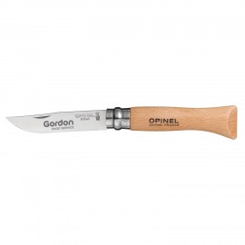 Custom Opinel No.06 Stainless Steel Folding Knife Beech Wood