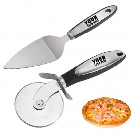 Promotional Pizza Cutter And Server Stainless Steel