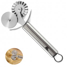 Double Roll Pizza Slicers/Wheel Cutters with Logo