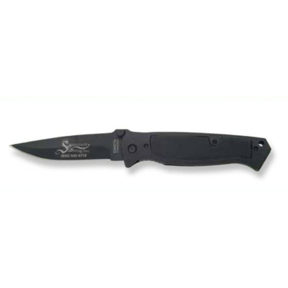 Customized Cedar Creek Blackout Pocket Knife