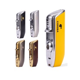 Triple Flame Cigar Torch Lighter with Logo