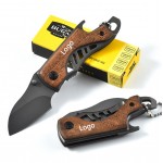 Stainless Steel Folding Pocket Knife with Bottle Opener with Logo