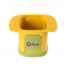 2" 1 Manual Vegetable Chopper Quick and Safe Cutting with Logo