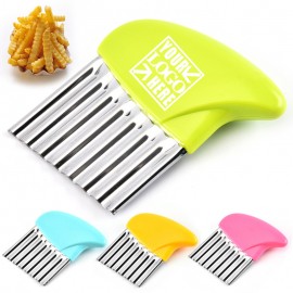 Customized Stainless Steel Crinkle Cutter Potato Slicer