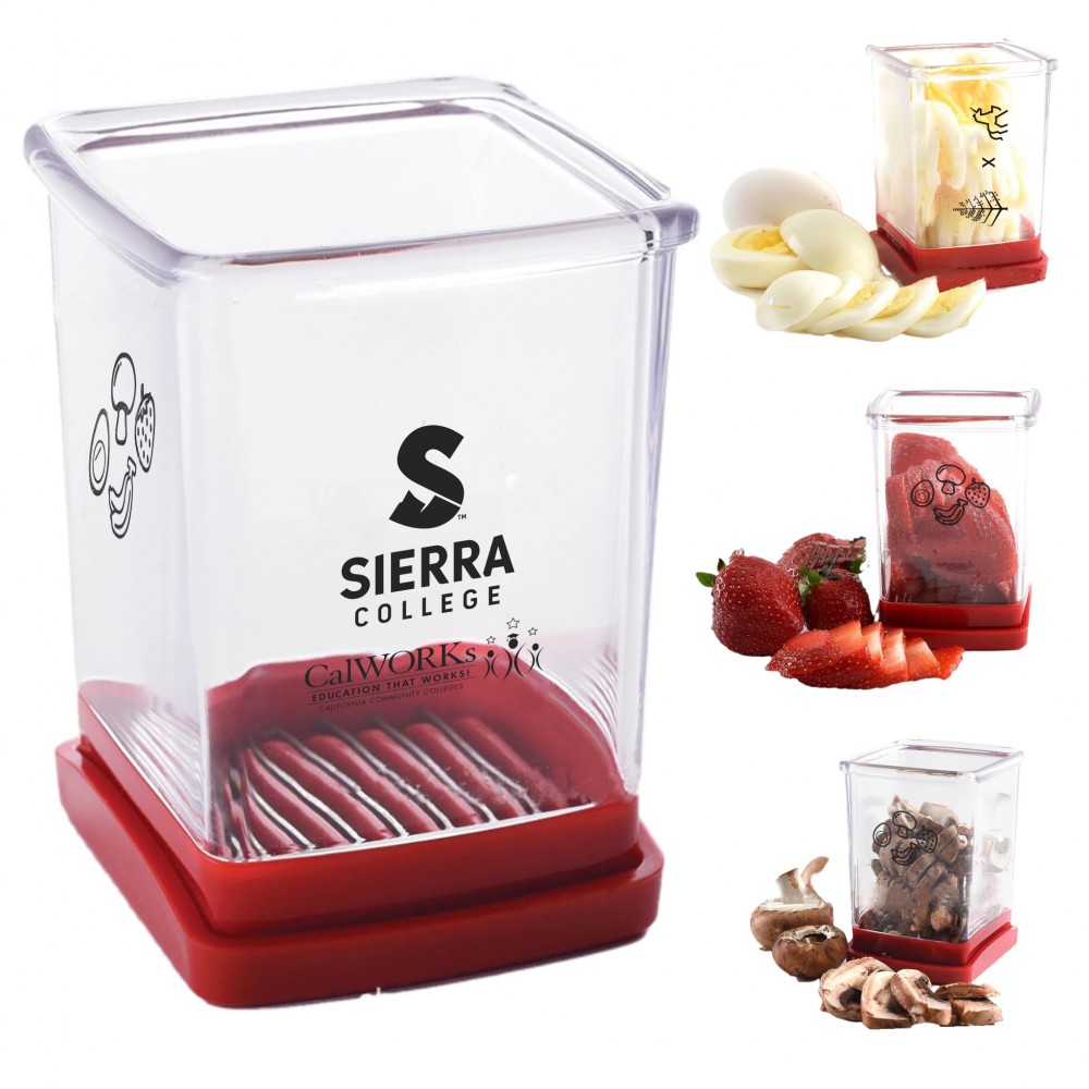 Logo Branded New Fruit and Vegetable Speed Slicer with Push Plate