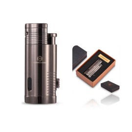 Windproof Jet Flame Cigar Torch Lighter with Logo