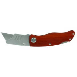4" Wooden Utility Knive / Box Cutter with Logo