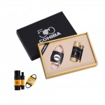 High-End Creative Cigar Lighter Cutter Gift Set Custom Imprinted
