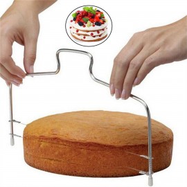 Personalized 2-Wire Adjustable Stainless Cake Cutter Leveler  Personalized 2-Wire Adjustable Stainless Cake Cutter Leveler