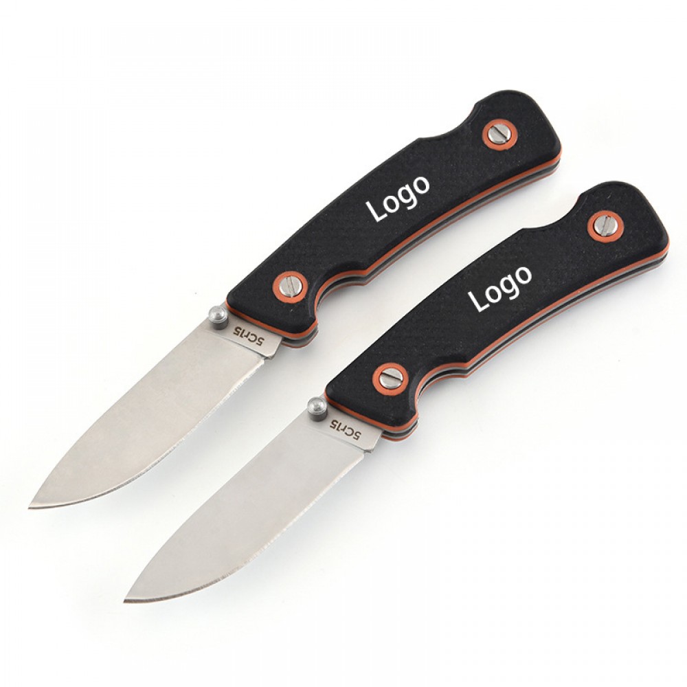 Stainless Steel Folding Pocket Knife with Logo Stainless Steel Folding Pocket Knife with Logo