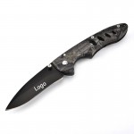 Camouflage Stainless Steel Folding Pocket Knife with Logo