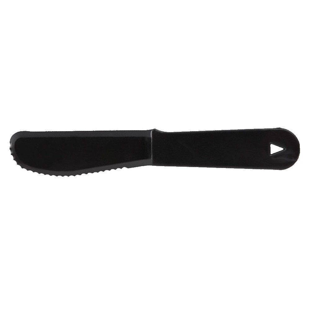 7 inch Black Deli Knife with Logo