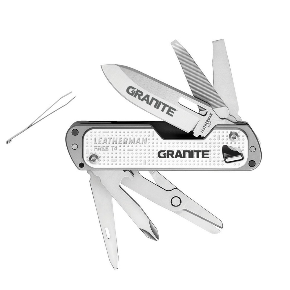 Leatherman Free T4 Knife with Logo