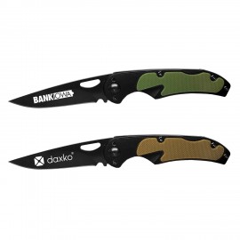 American Buffalo Mark II Lock Back Knife with Logo