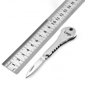 Key Shape Folding Pocket Knife with Logo
