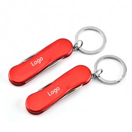 Multi-Function Tool Pocket Knife with Key Ring with Logo  Multi-Function Tool Pocket Knife with Key Ring with Logo