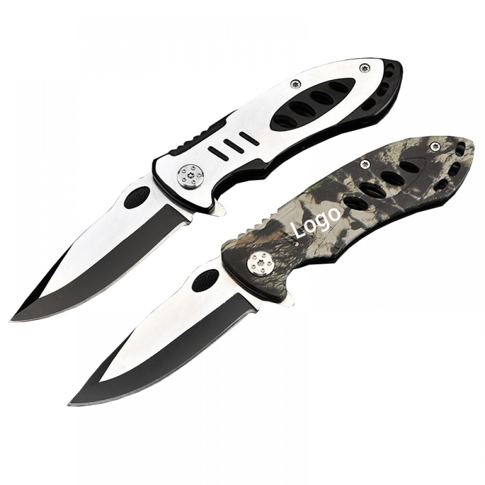 Promotional Camouflage Stainless Steel Folding Pocket Knife