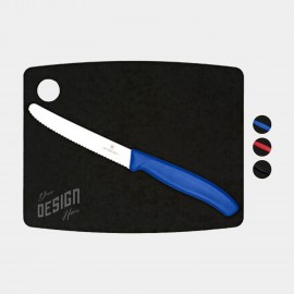 Custom Swiss Army Epicurean Small Kitchen Slate Cutting Board Combo Set