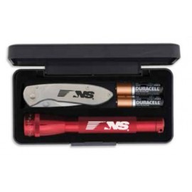 Logo Branded "AA" Mini Maglite With Buck "Nobleman" Knife