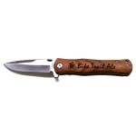 Promotional Rosewood Straight Blade Knife