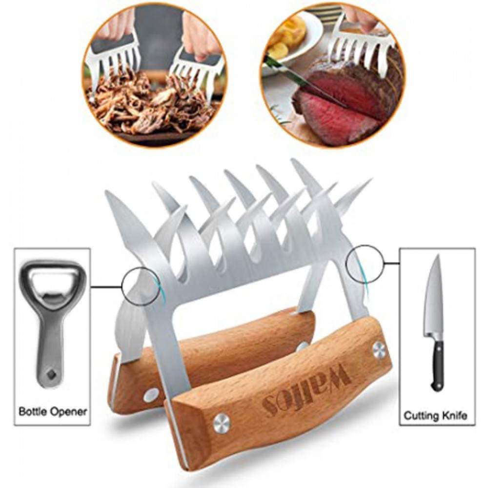Wooden Handle Meat Shredding Claws Custom Imprinted Wooden Handle Meat Shredding Claws Custom Imprinted