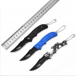 Promotional Stainless Steel Folding Pocket Knife with Key Chain