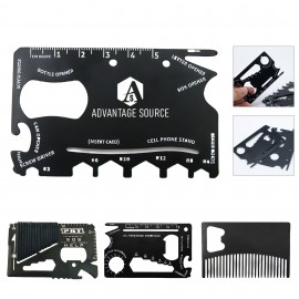 Stainless Steel Multi-Tool Card with Logo