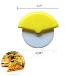 Plastic Pizza Cutter With Round Rolling Polystyrene Blade Custom Engraved