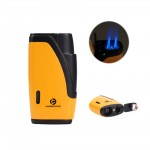 Creative Double Straight Fire Cigar Lighter Logo Branded