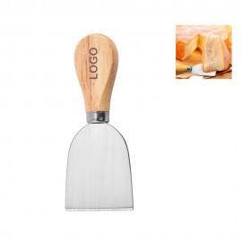Wooden Handle Cheese Pointed Knife with Logo