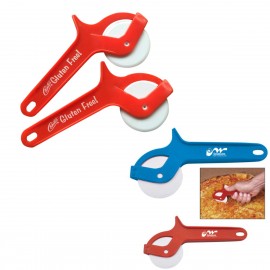 Plastic Thumb Press Pizza Cutter Or Pizza Knife with Logo