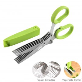 5 Blades Chopping Cutter Scissors with Logo