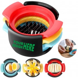 3 In 1 Egg Slicer Cutter with Logo