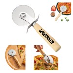Custom Pizza Cutter Wheel With Wooden Handle