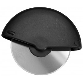 5 inch Black Pizza Wheel Cutter with Stainless Steel Blade with Logo