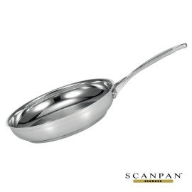 Scanpan Impact Fry Pan - 26cm Stainless with Logo  Scanpan Impact Fry Pan - 26cm Stainless with Logo