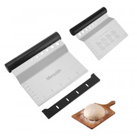 Stainless Steel Dough Cutter With Herb Stripper with Logo  Stainless Steel Dough Cutter With Herb Stripper with Logo