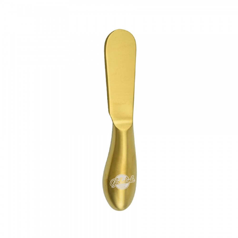 Logo Branded Stainless Steel Butter Knife Cheese Spreader Iridescent Color Wide Blade Jam Spreader