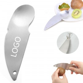 Stainless Steel Fruit Spoon Knife Cutter with Logo