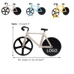 Bicycle Shape Pizza Rocker with Logo