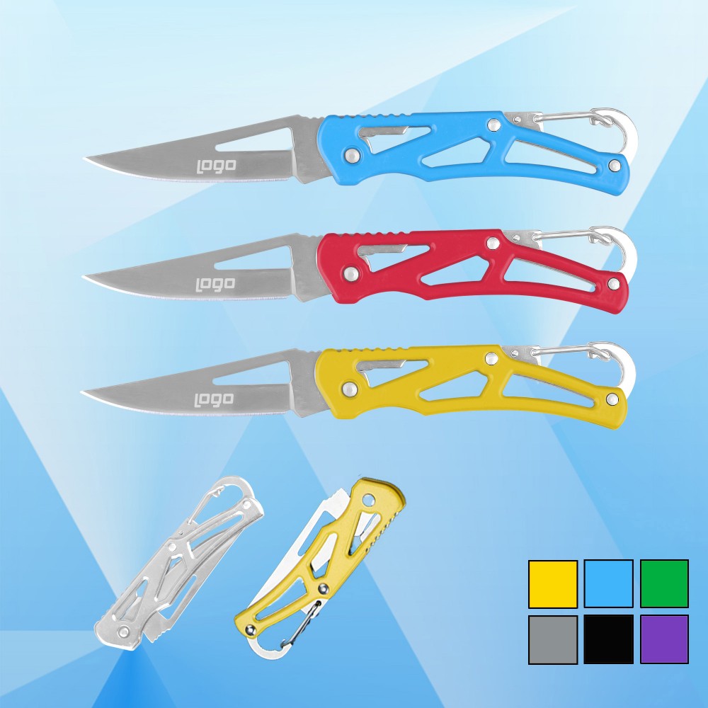 Customized 3 1/4'' Foldable Knife w/ Buckle