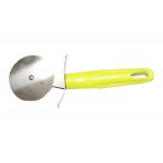 Promotional Stainless Steel Pizza Cutter w/Plastic Handle