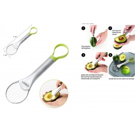 Stainless Steel Avocado Slicer with Logo