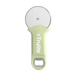 Stainless Steel Pizza Cutter With Bottle Opener with Logo
