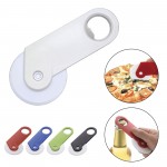 Circular Pizza Cutter Built-in Bottle Opener with Logo