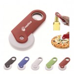 Pizza Cutter w/Bottle Opener - Prop 65 Compliant with Logo