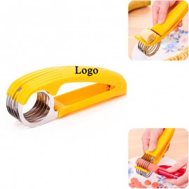 Stainless Steel Banana Slicer with Logo  Stainless Steel Banana Slicer with Logo
