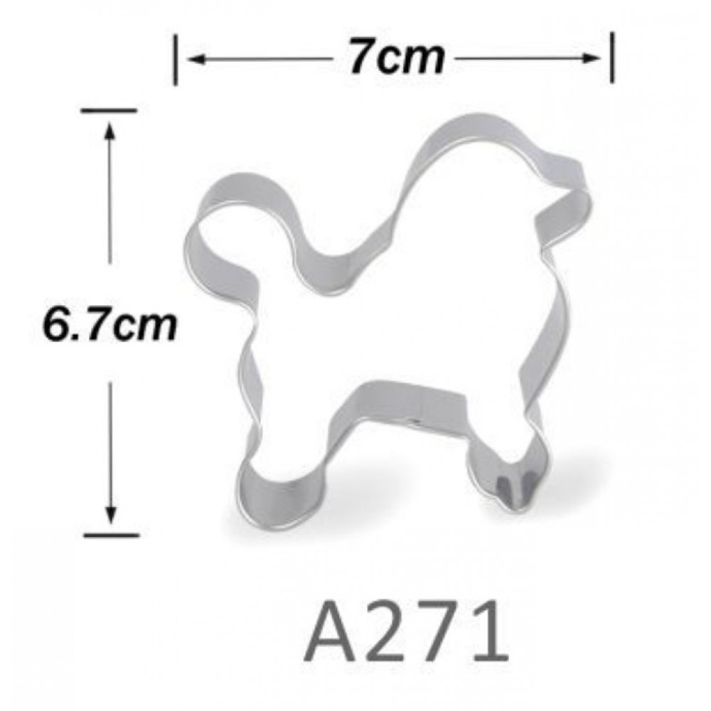 Animal Series Cookie Cutter - Dog Shaped with Logo