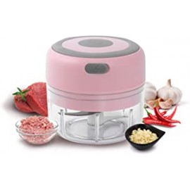 Electric Mini Garlic Chopper, Food Slicer, Blender to Meat/Vegetables/Fruits/Onion/Garlic, 250ML with Logo